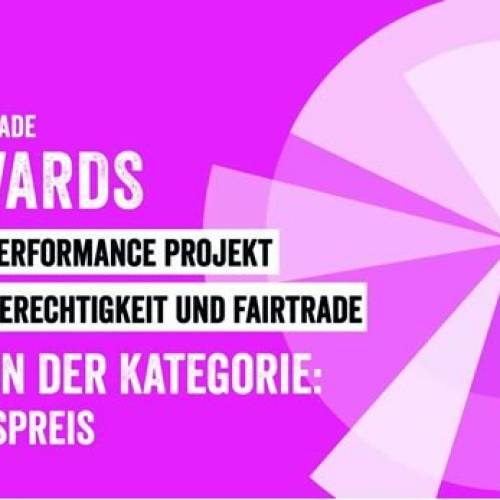 Fairtrade Awards 2020 – Auszeichnung für „Small Talk“