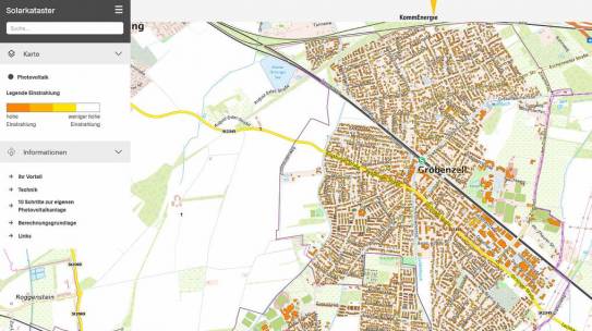 Solarkataster für Gröbenzell – schnelle Eignungsprüfung für Photovoltaik